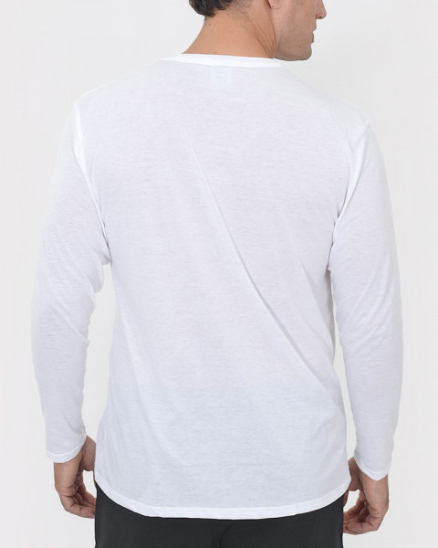 Remera de jersey liviano blanca con estampa