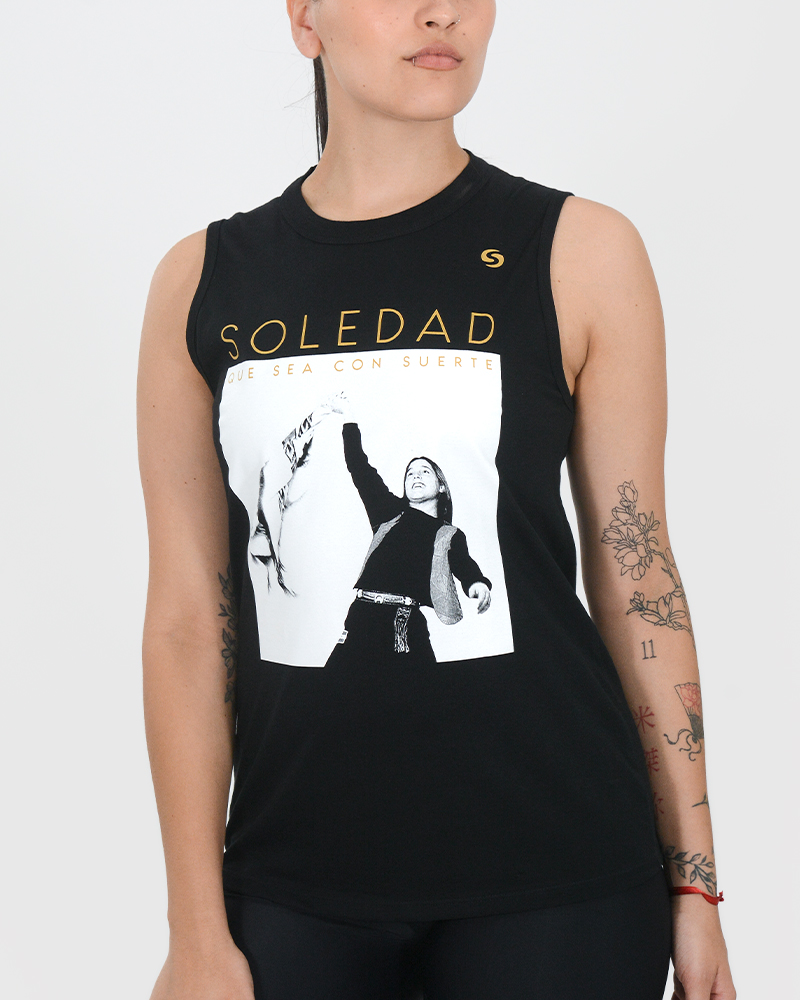 Musculosa dama Que sea con suerte