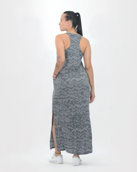 Vestido de jersey estampado sansi melage con bolsillo