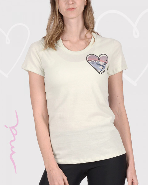 Remera clásica clara Má: Somos el paisaje