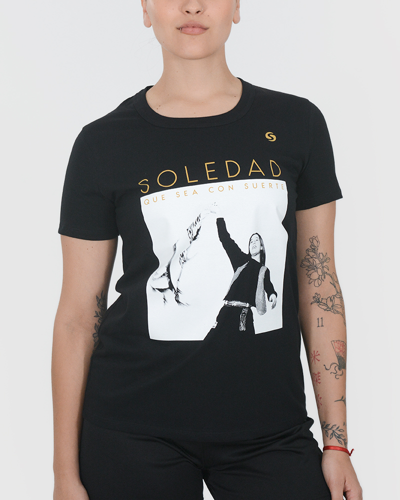 Remera dama Que sea con suerte