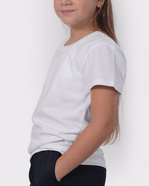 Remera clásica Algodón BLANCO