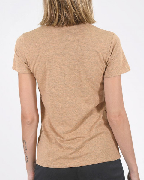 Remera de jersey naranja melange