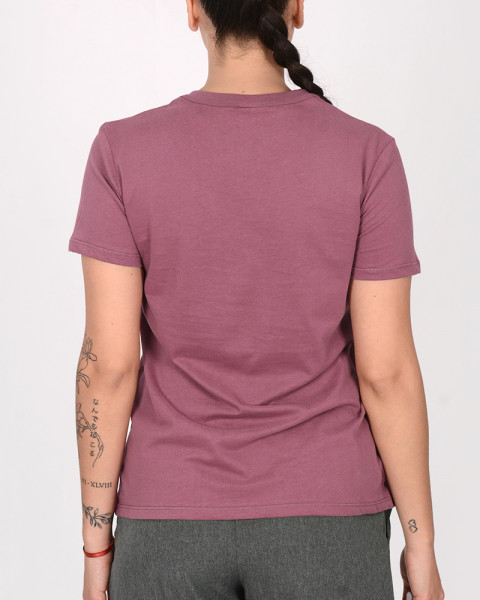 Remera de jersey bordeau