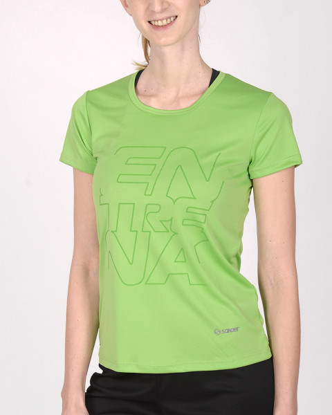 Remera clásica de poliéster Neodry verde manzana