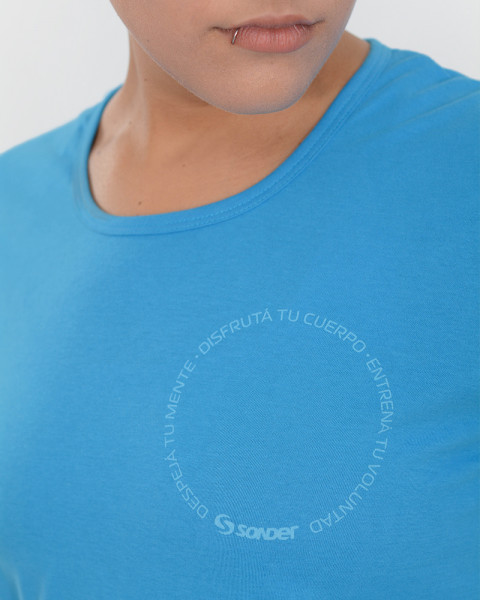 Remera de jersey lavanda con estampa