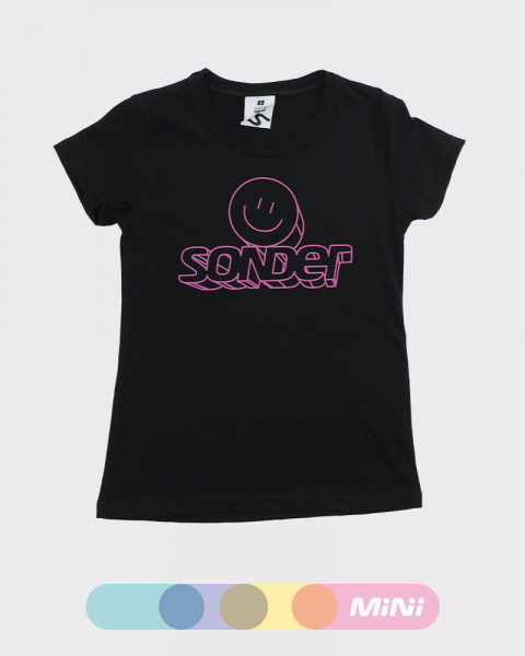 Remera de niña de jersey con estampa 3D