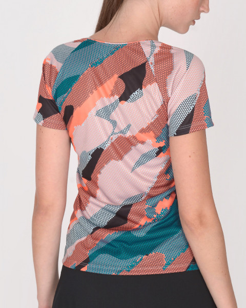 Remera clásica de poliéster NEODRY estampado Tramo Color