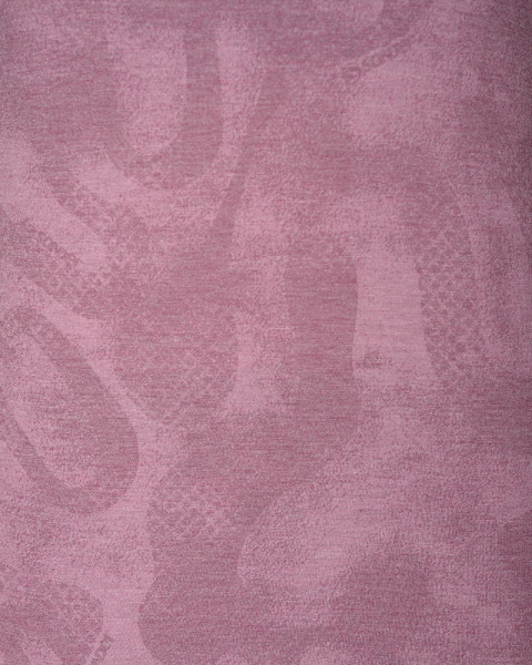 Remera clásica de jersey estampado Sendero Guinda