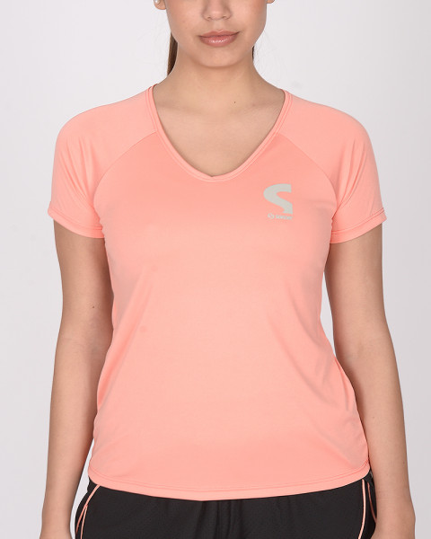 Remera de poliéster NEODRY salmón