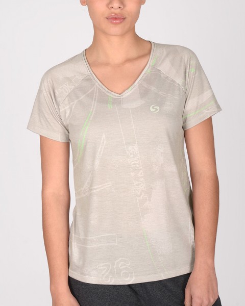 Remera clásica de jersey estampado Meta Visón