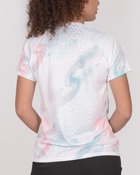 Remera clásica de poliéster Neodry estampado Nexo Blanco