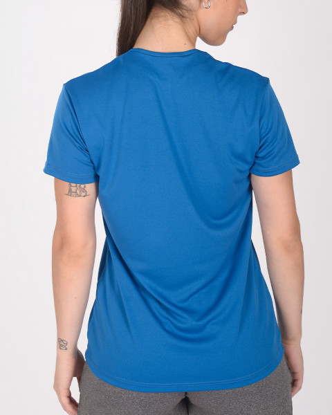 Remera de poliéster neodry azul índigo