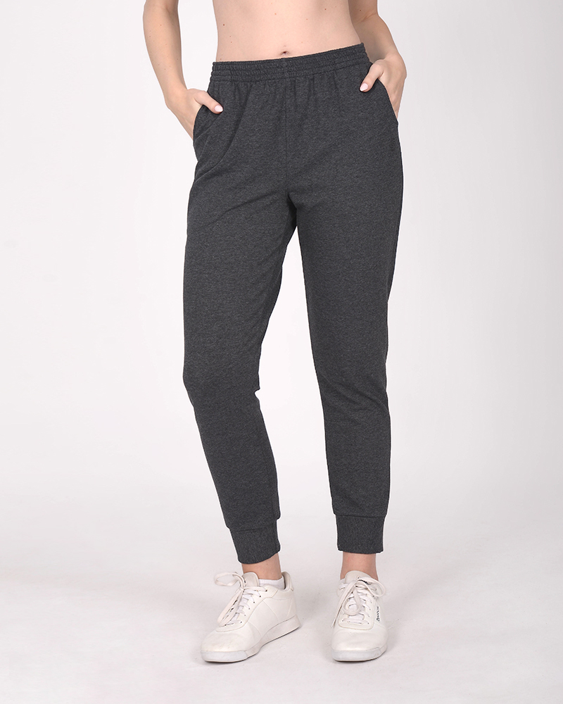 Pantalón de rústico liviano gris melange