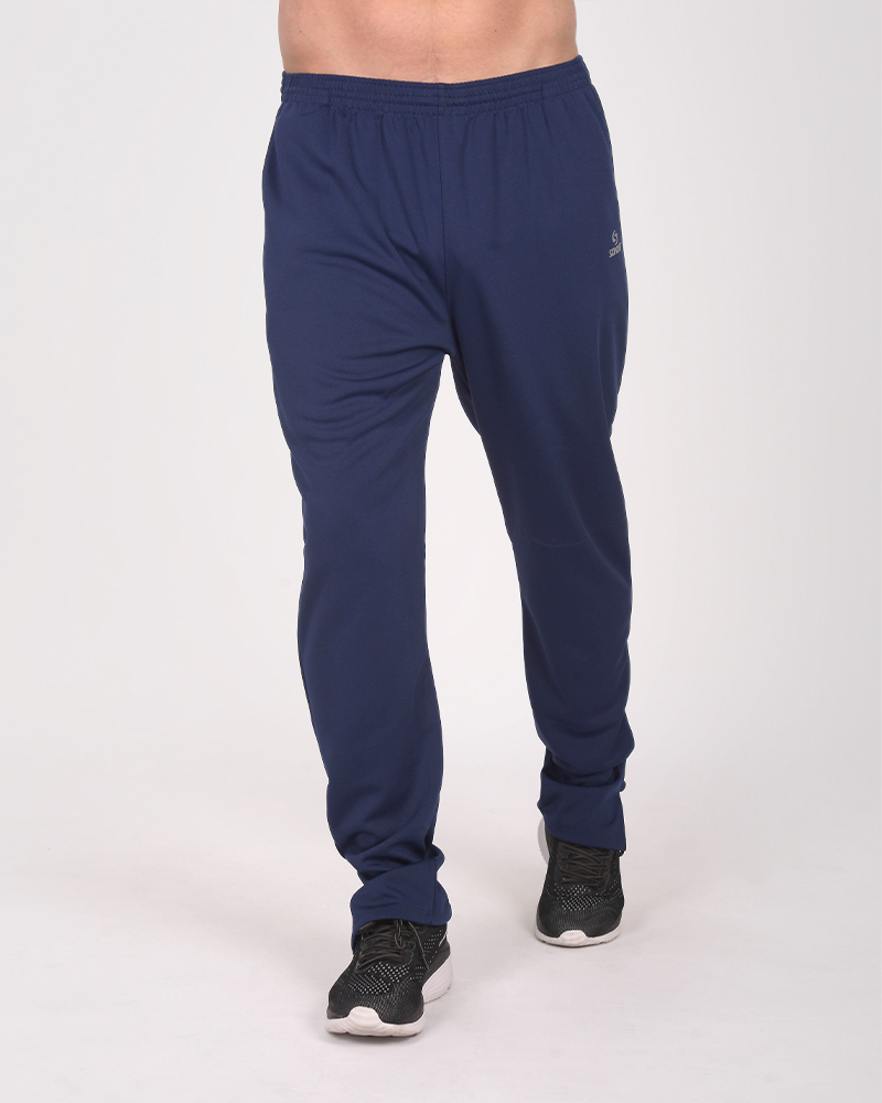 Pantalón básico angosto de deportivo azul