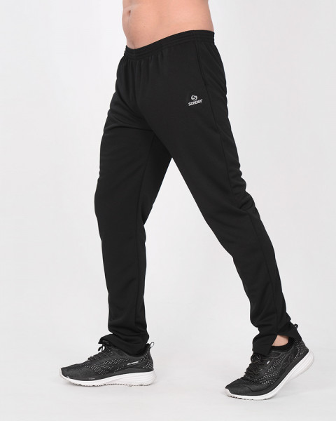 Pantalón básico angosto de deportivo negro