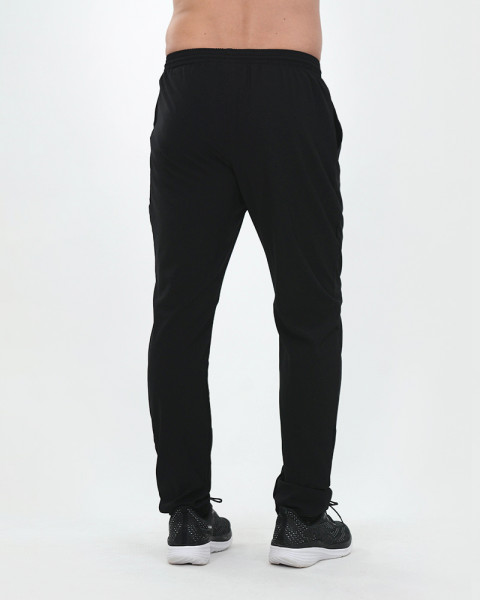 Pantalón básico de microfibra elastizada negra
