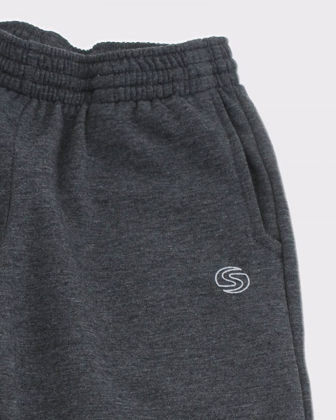 Pantalón de niño de frisa liviana gris oscuro