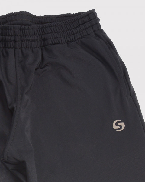 Pantalón de niño de microfibra frisada negra