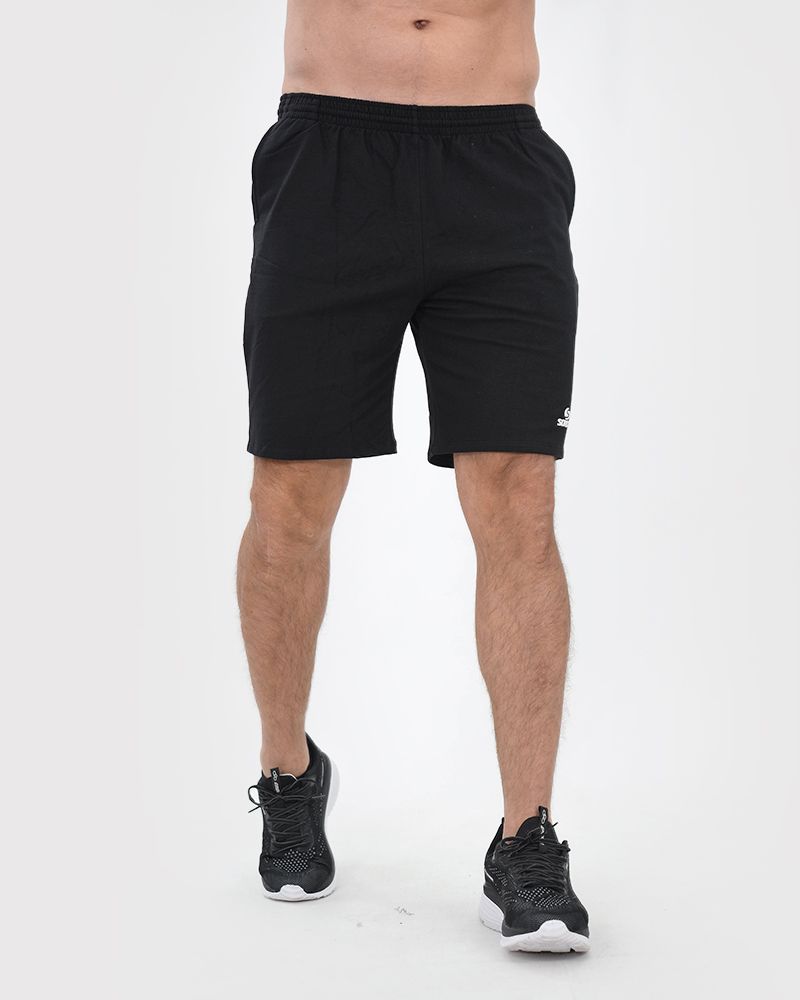 Bermuda básica de algodón con LYCRA® negro
