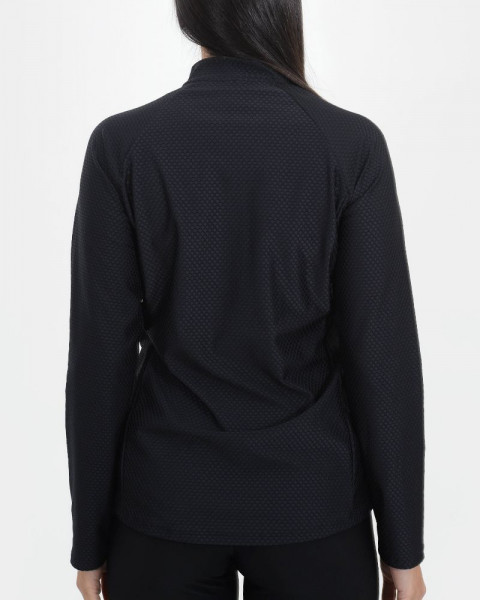 Campera tramada elastizada negro