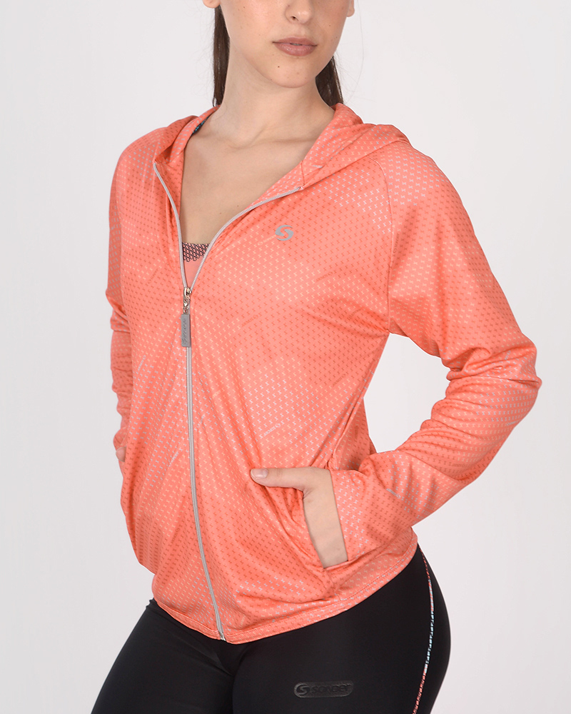 Campera de NEODRY estampado Ritmo Coral