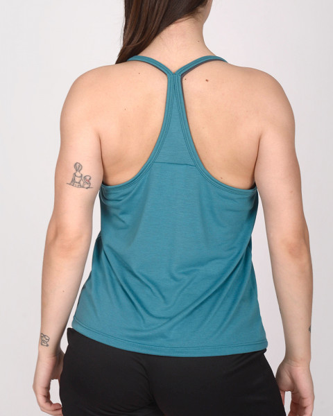 Musculosa corta con espalda triangular de jersey lyon