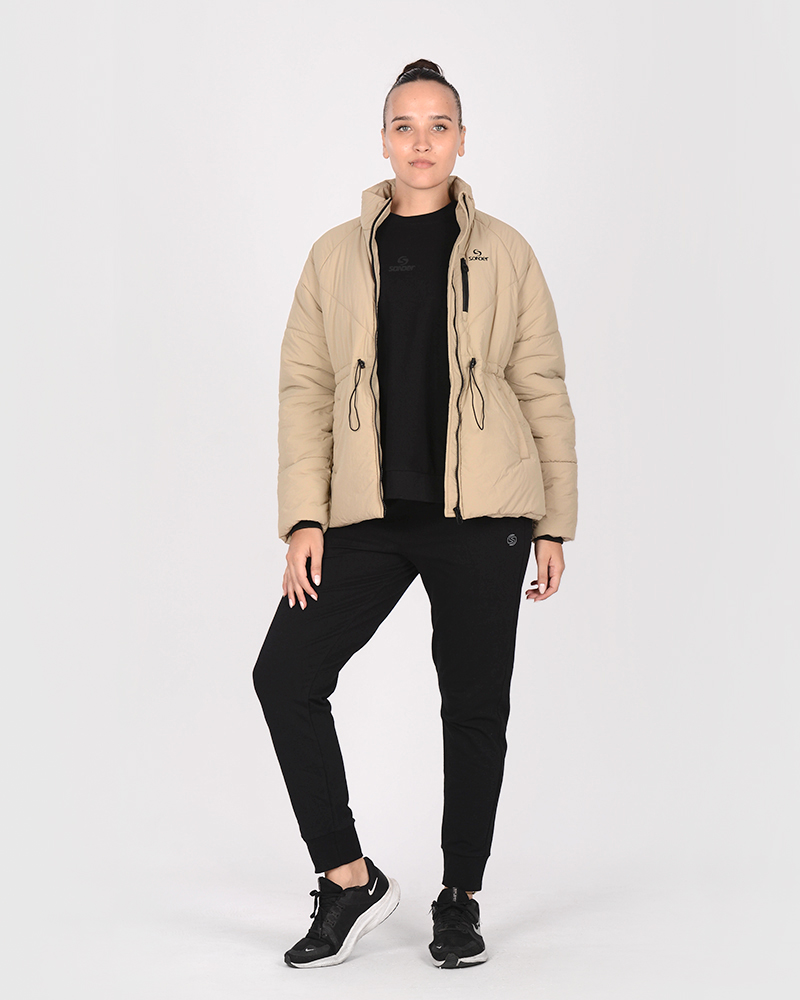Campera de abrigo cemento