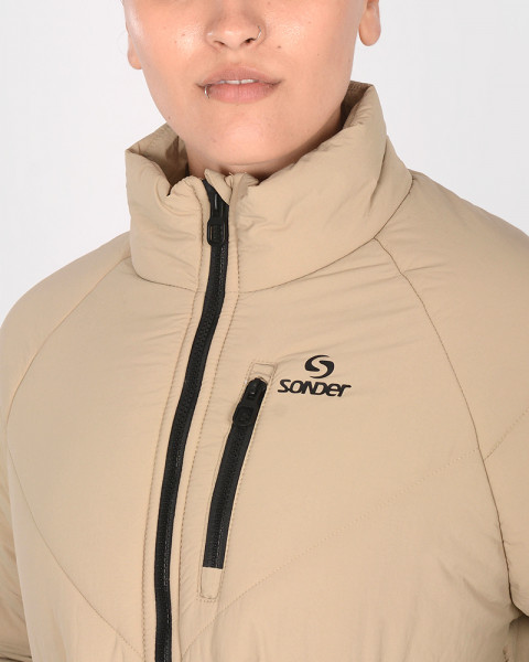 Campera de abrigo cemento