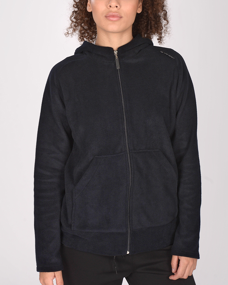 Campera holgada de micropolar negra