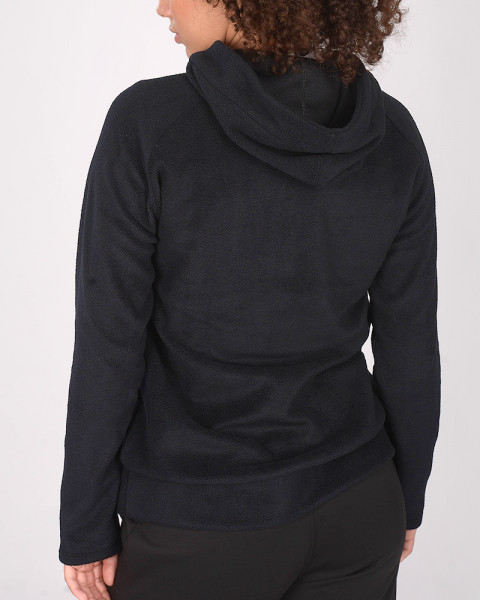 Campera holgada de micropolar negra