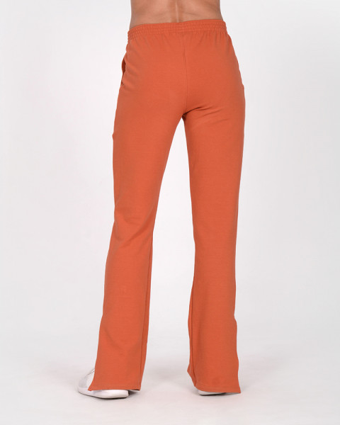 Pantalón recto de rústico caramelo