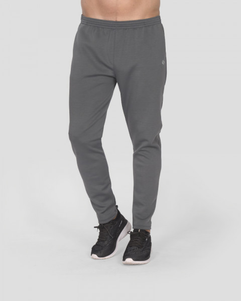 Pantalón chupín de scuba gris plomo