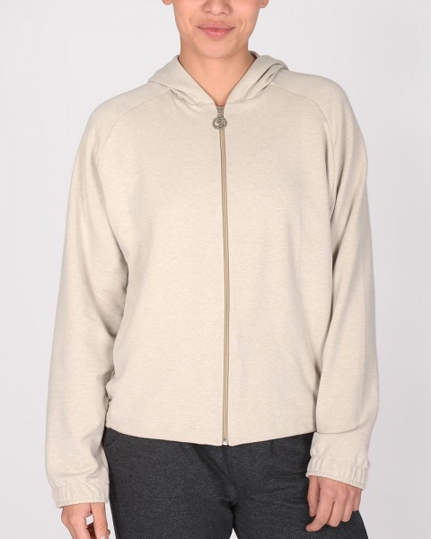 Campera holgada de rústico cemento con estampa