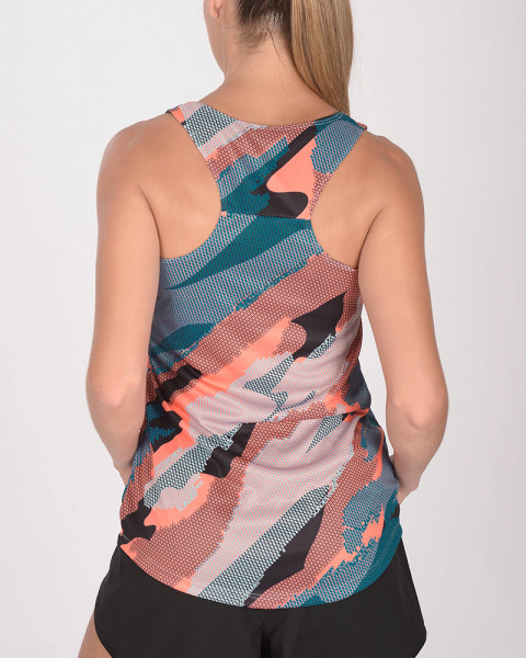 Musculosa de poliéster NEODRY estampado Tramo Color