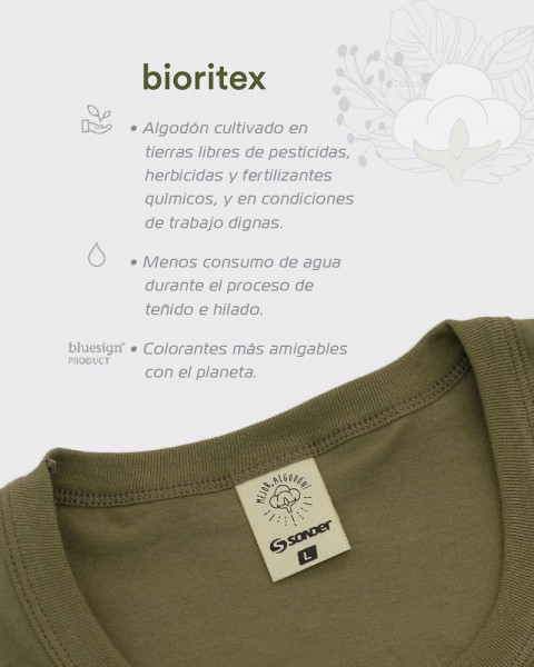 Musculosa larga Día de la Madre de algodón BIORITEX