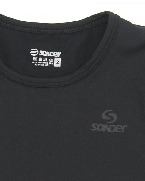 Remera térmica de niño con proceso sense negra