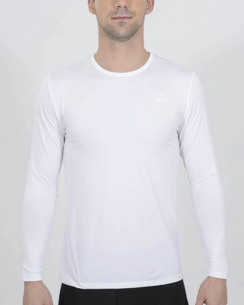 Remera térmica unisex blanca con proceso sense