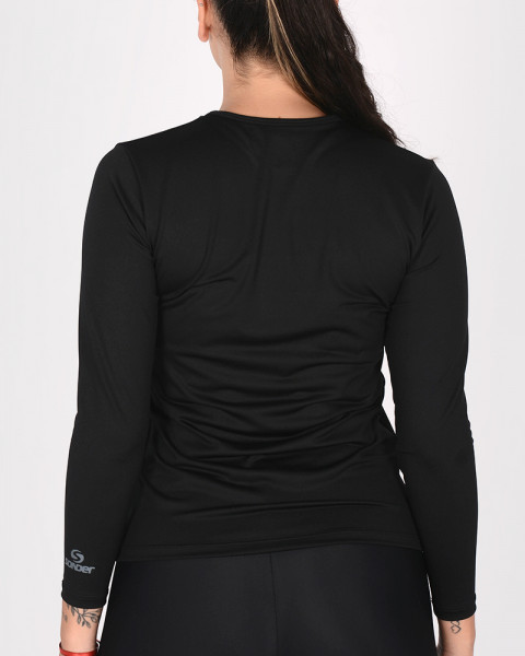 Remera térmica unisex negra