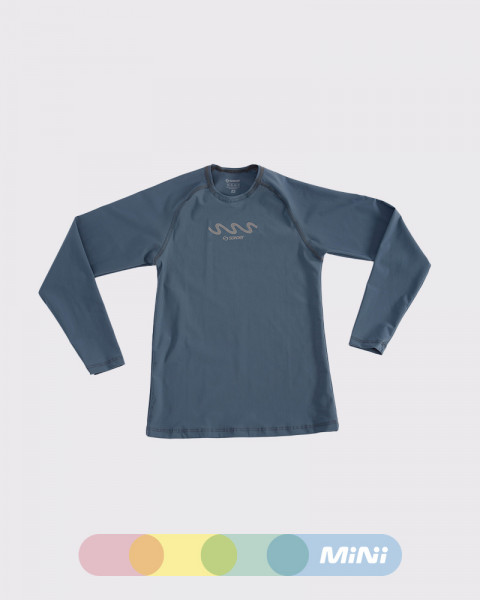 Remera protección UV de niño azul índigo