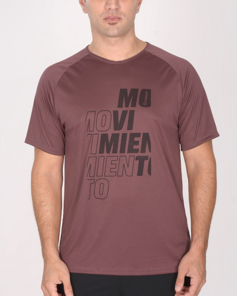 Remera de poliéster NEODRY bordeau
