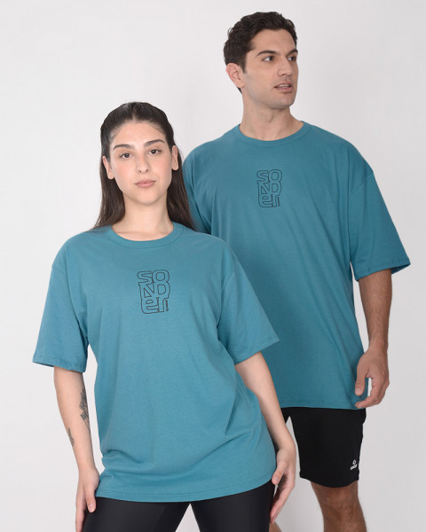 Remera oversize unisex de jersey lyon