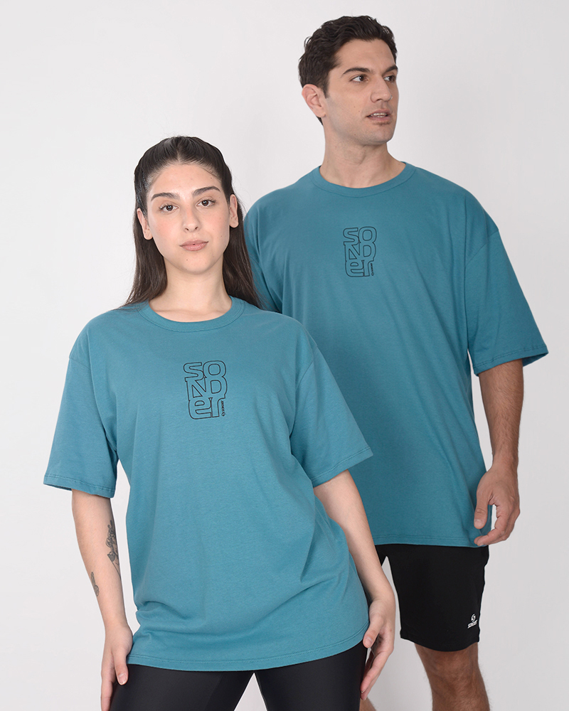 Remera oversize unisex de jersey lyon