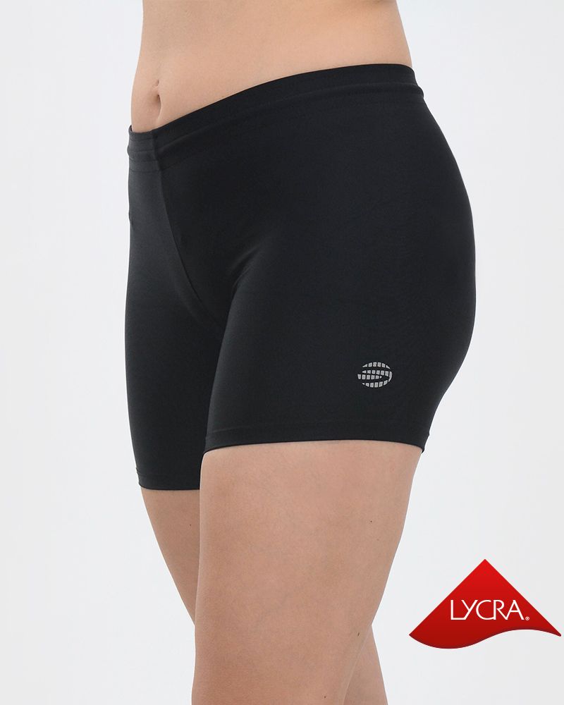 Short básico de LYCRA negro