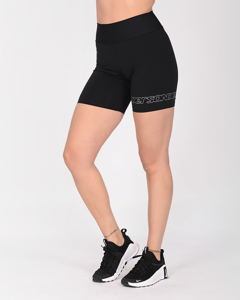 Ciclista corta de LYCRA opaca negra