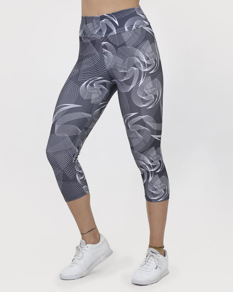 Pescadora de LYCRA estampada infinito gris