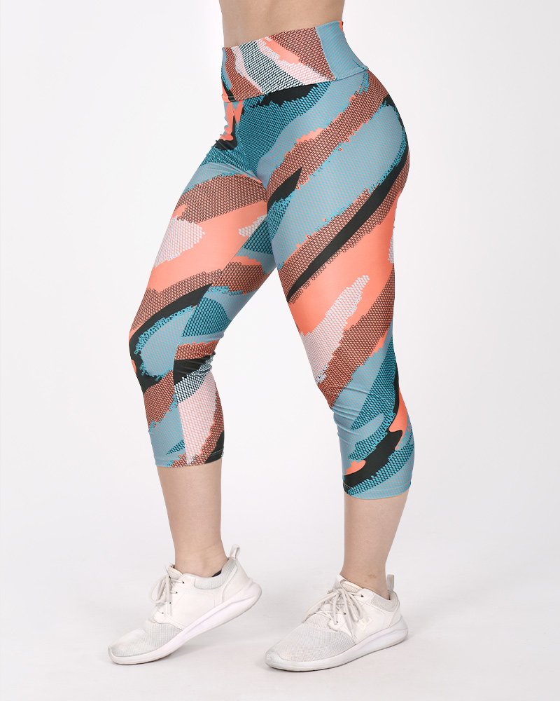 Pescadora de LYCRA estampada Tramo Color