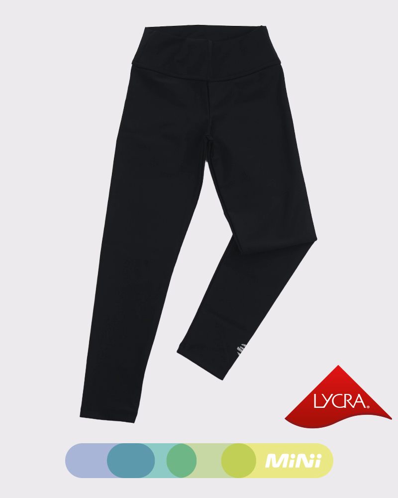 Calza básica de LYCRA® niña negra