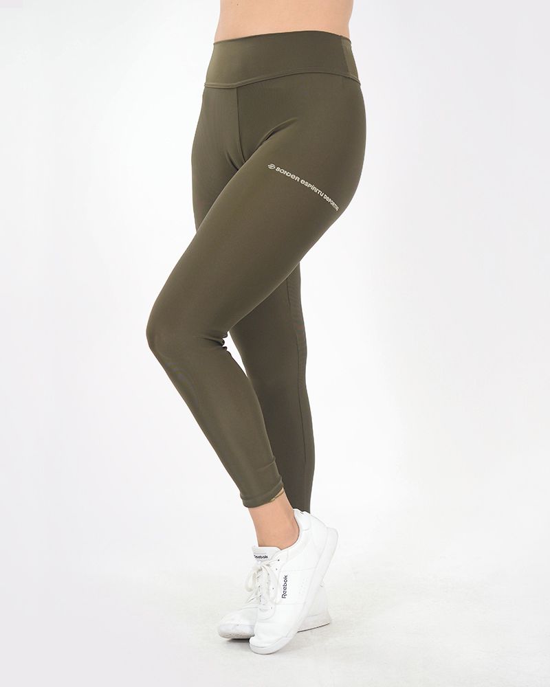 Calza de LYCRA verde militar