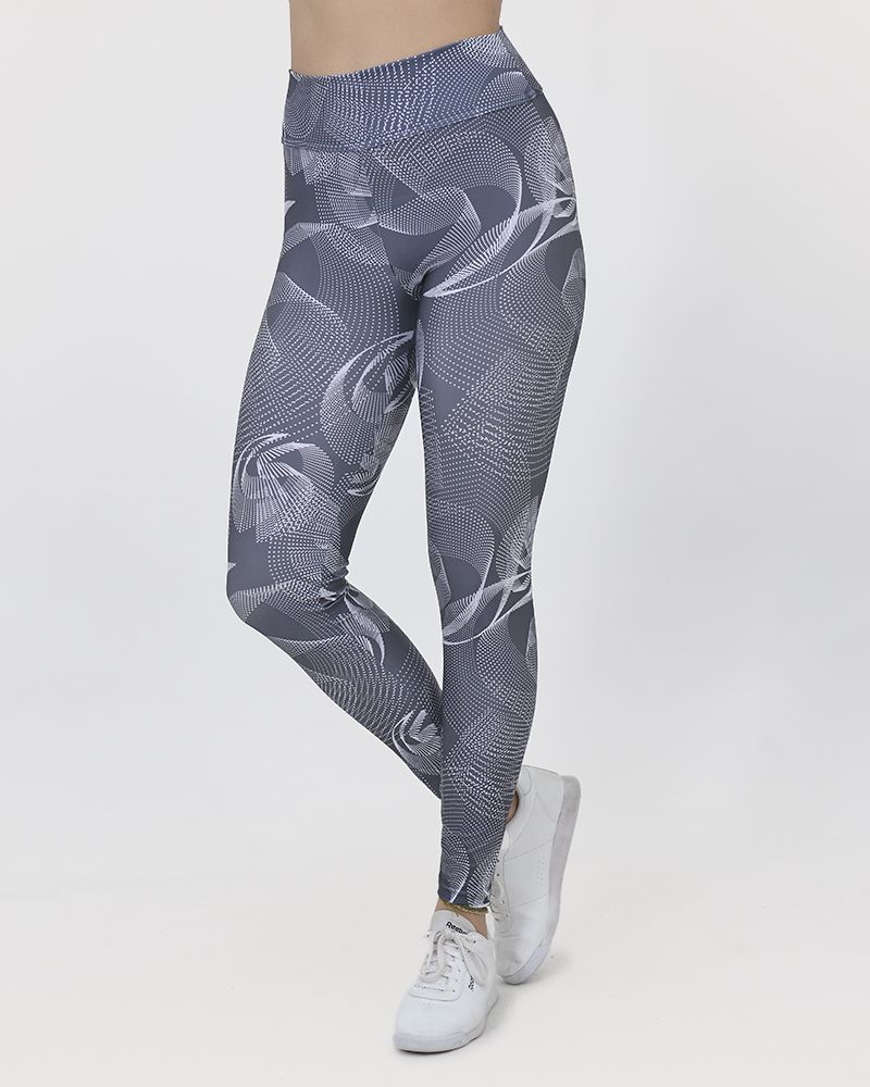 Calza de LYCRA estampada infinito gris